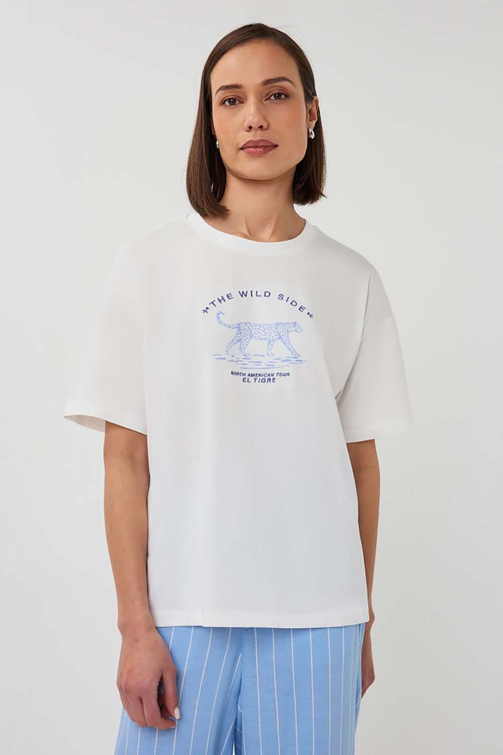 Esqualo T-shirt  Wit