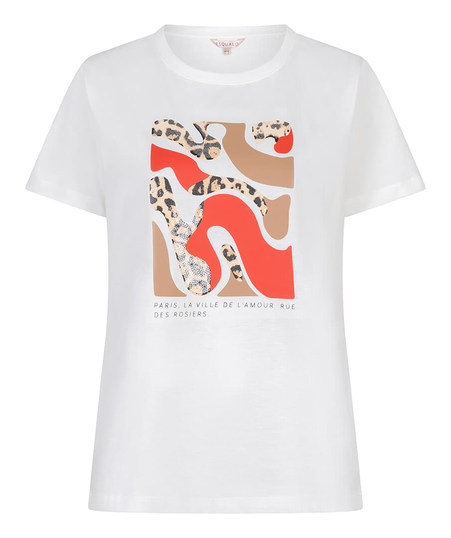 Esqualo T-shirt 'Paris' Rood