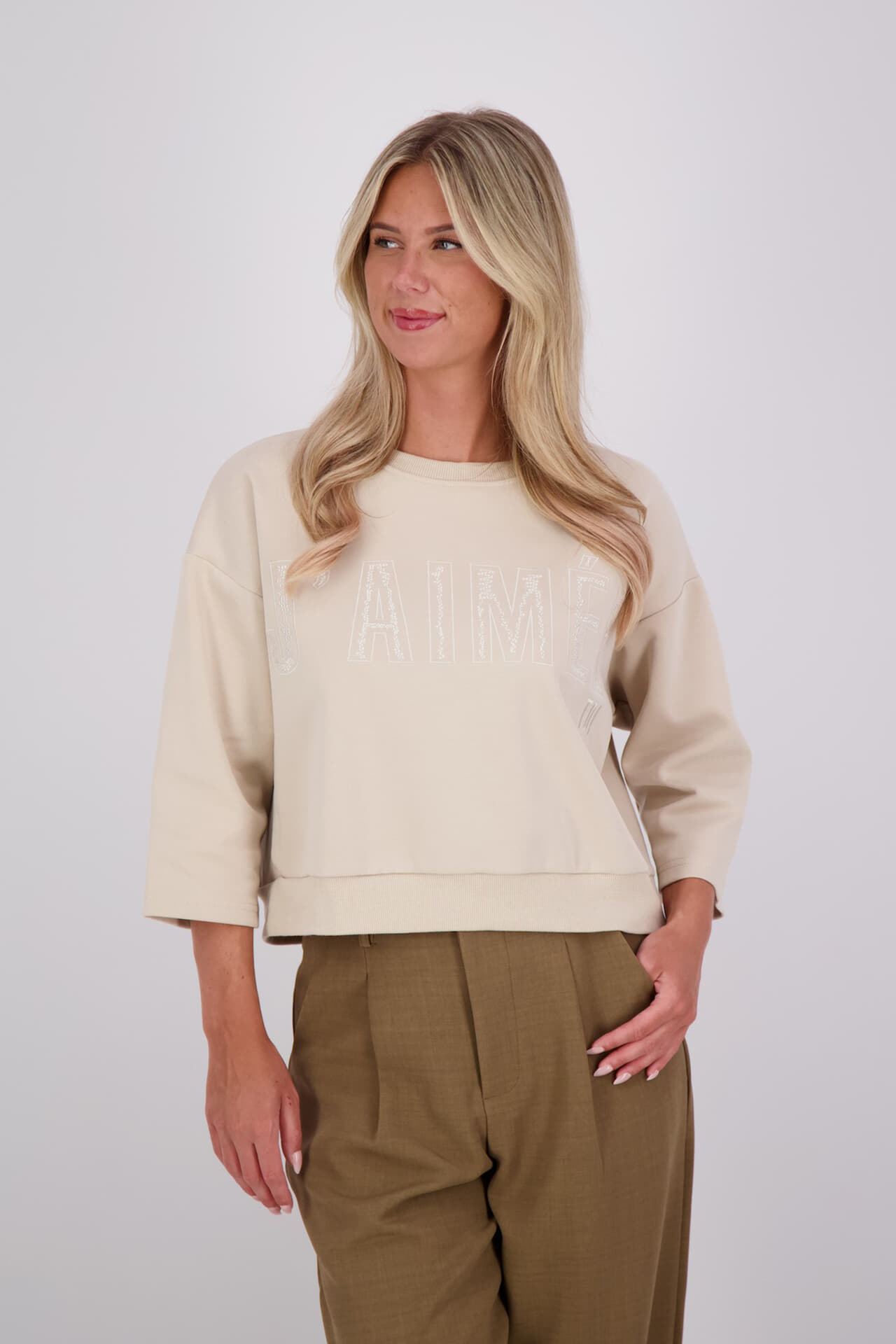 Aimée The Label Sweater Elan Beige