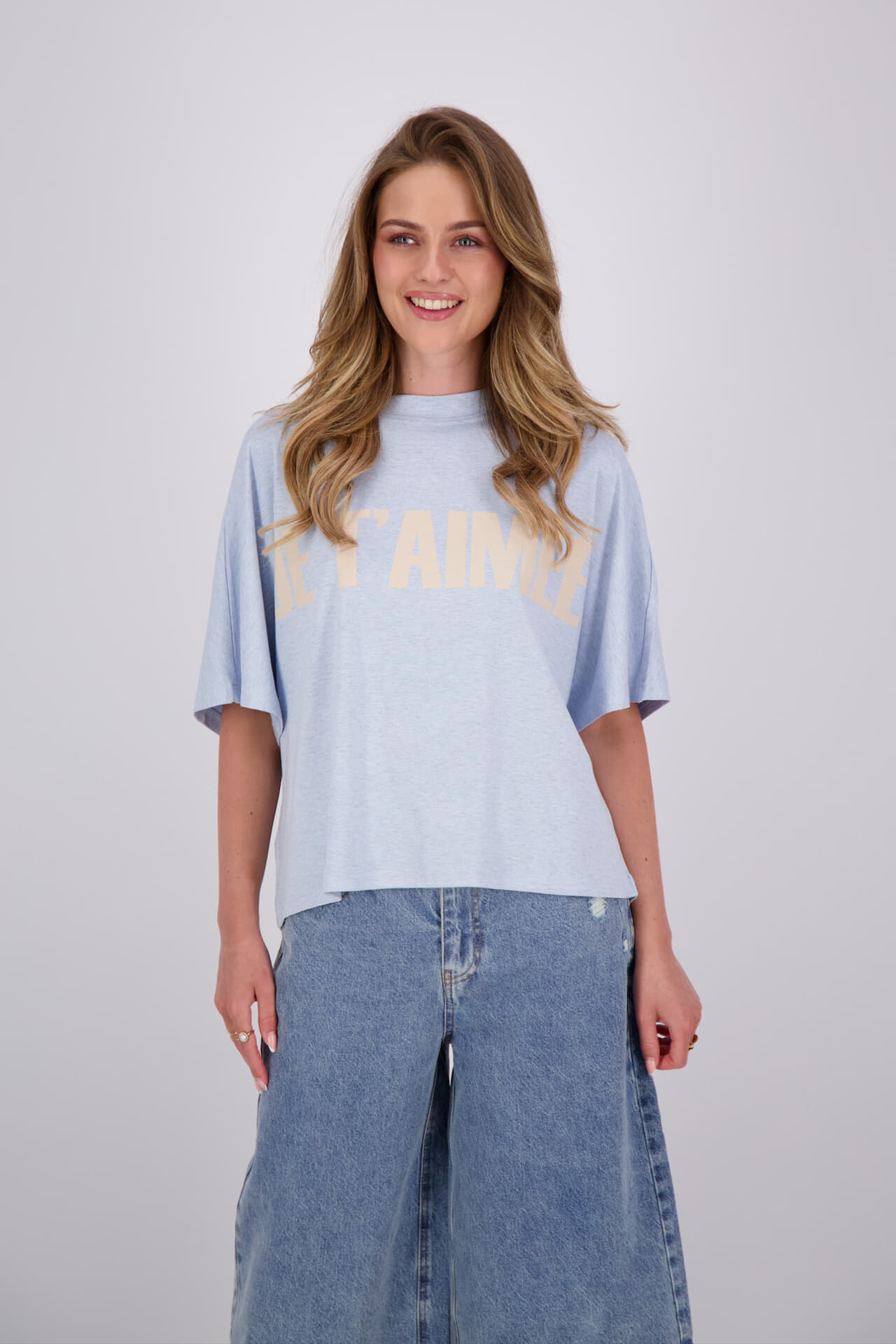 Aimée The Label T shirt Selara Blauw