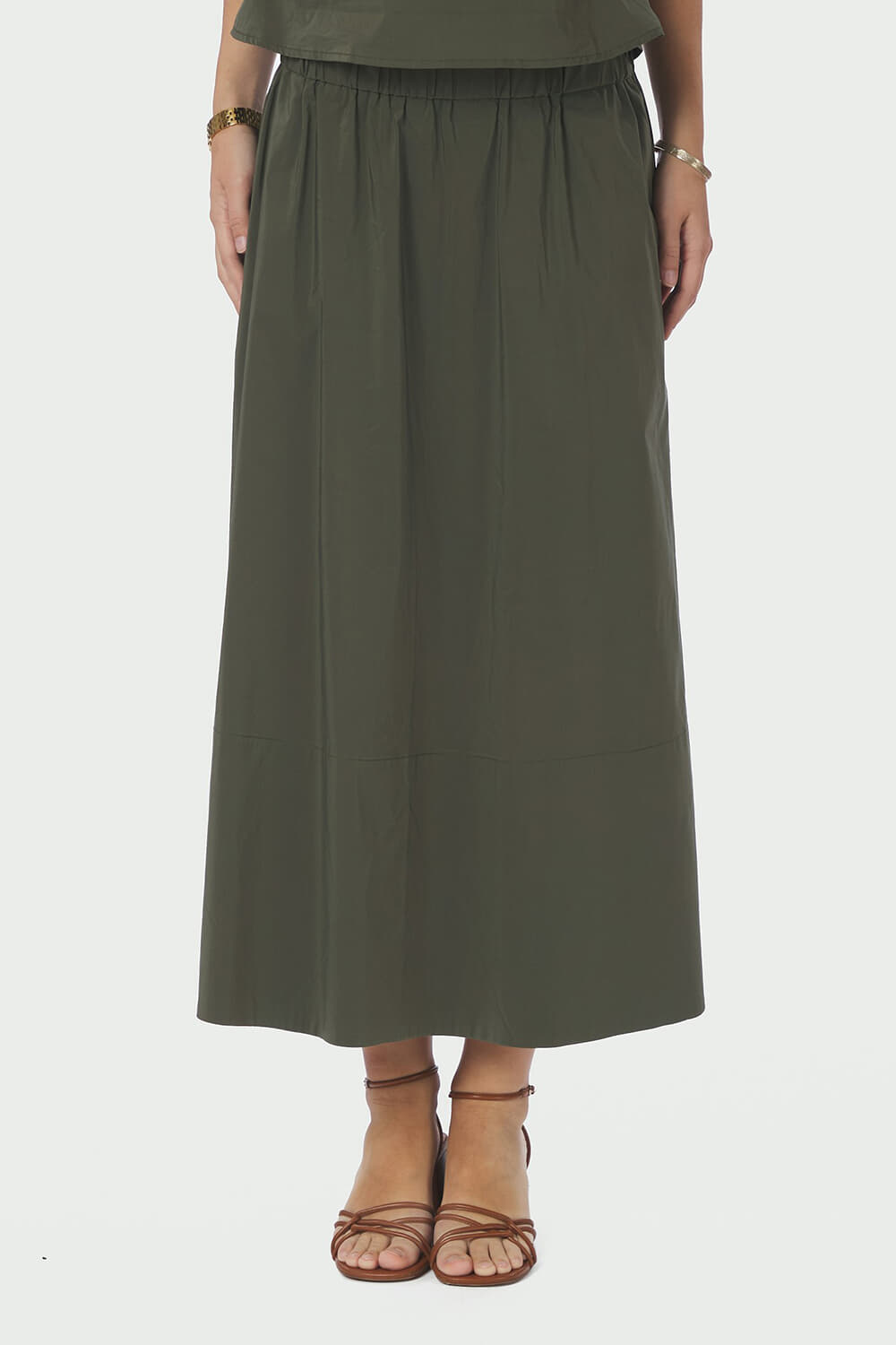 Neo Noir Rok Yara Poplin Army