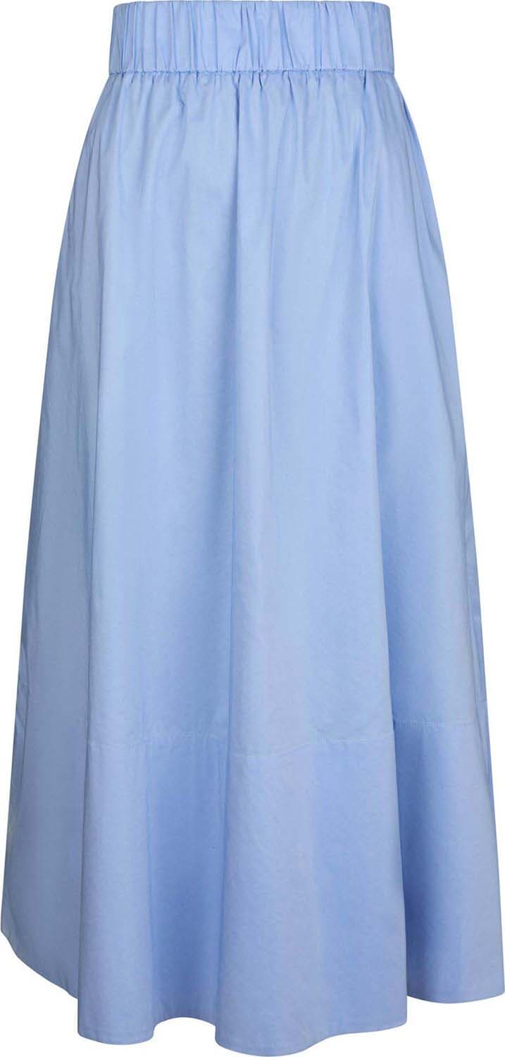Neo Noir Rok Yara Poplin Blauw