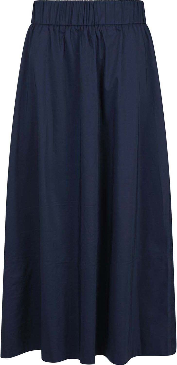 Neo Noir Rok Yara Poplin Navy