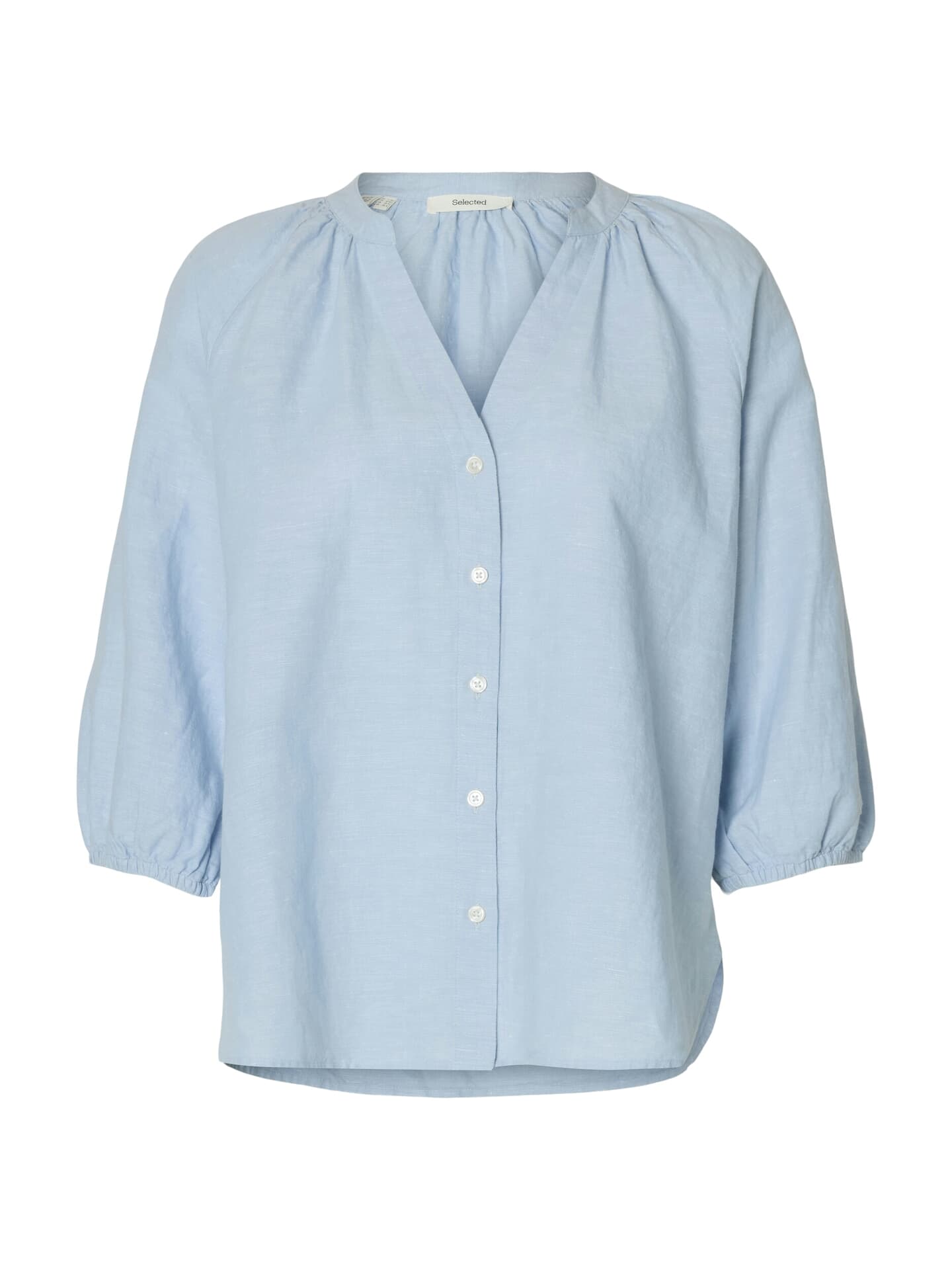 Selected Femme Blouse Cleo-Alberta  Blauw