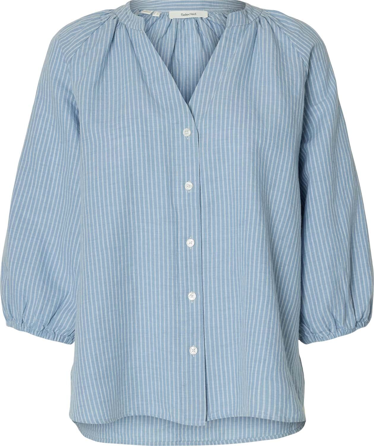 Selected Femme Blouse Cleo-Alberta  Hemelsblauw