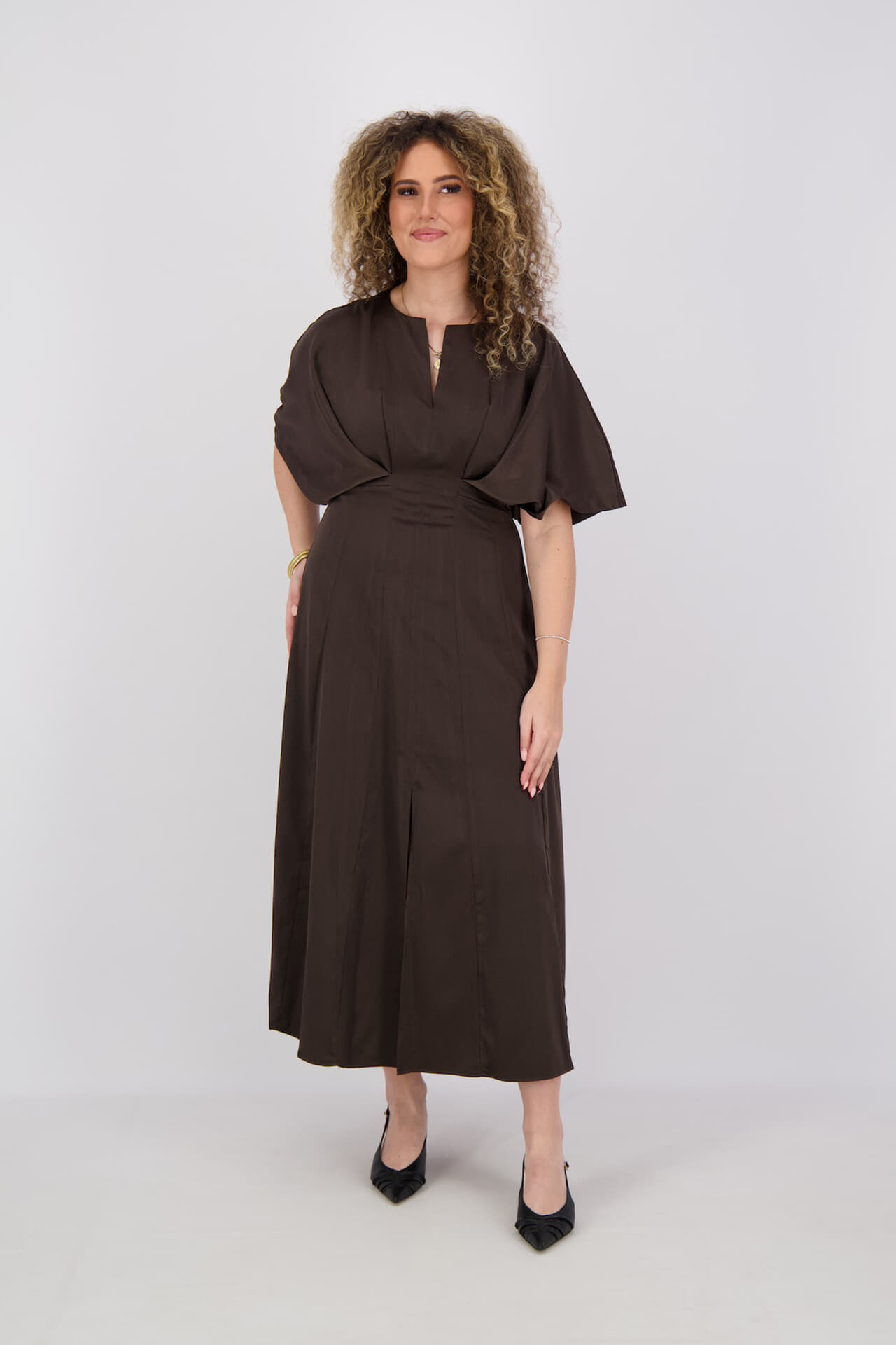 Copenhagen Muse Jurk Bruin