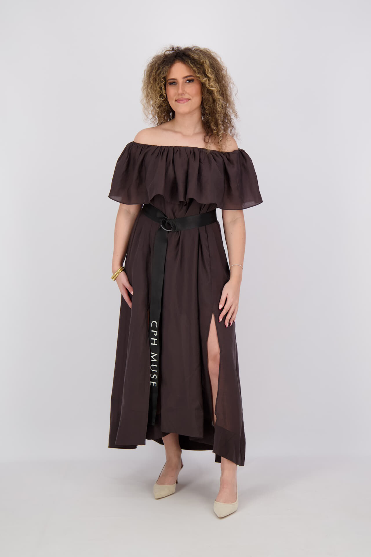 Copenhagen Muse Jurk Molly  Bruin