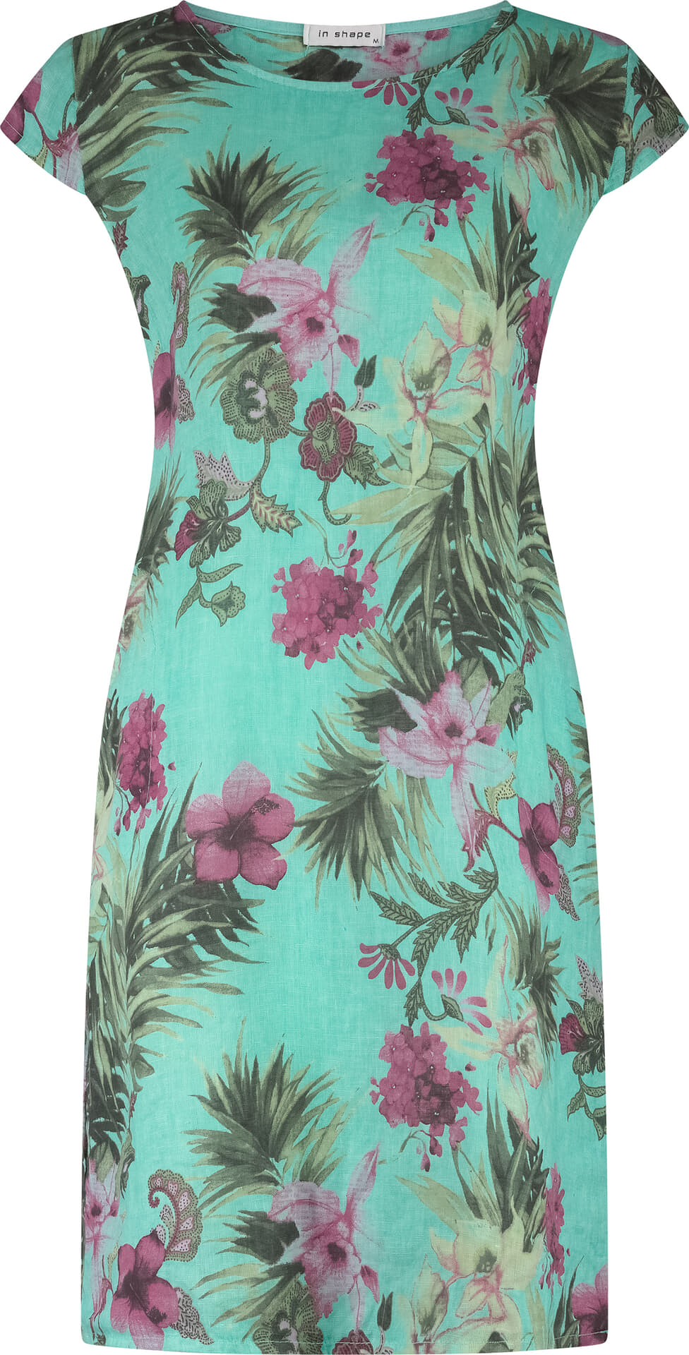 In Shape Jurk Fien Tropical  Aqua