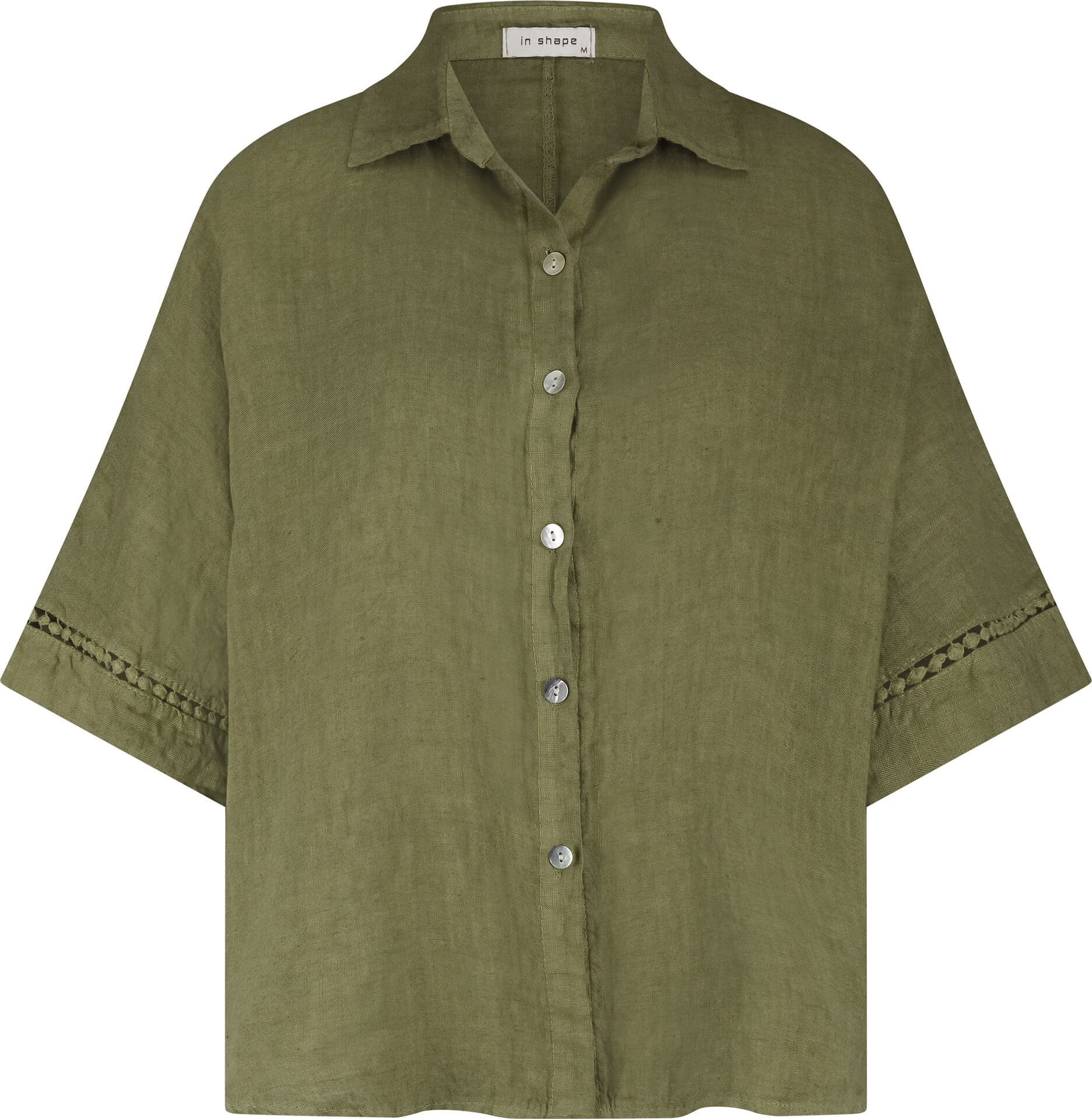 In Shape Femme solid blouse Groen