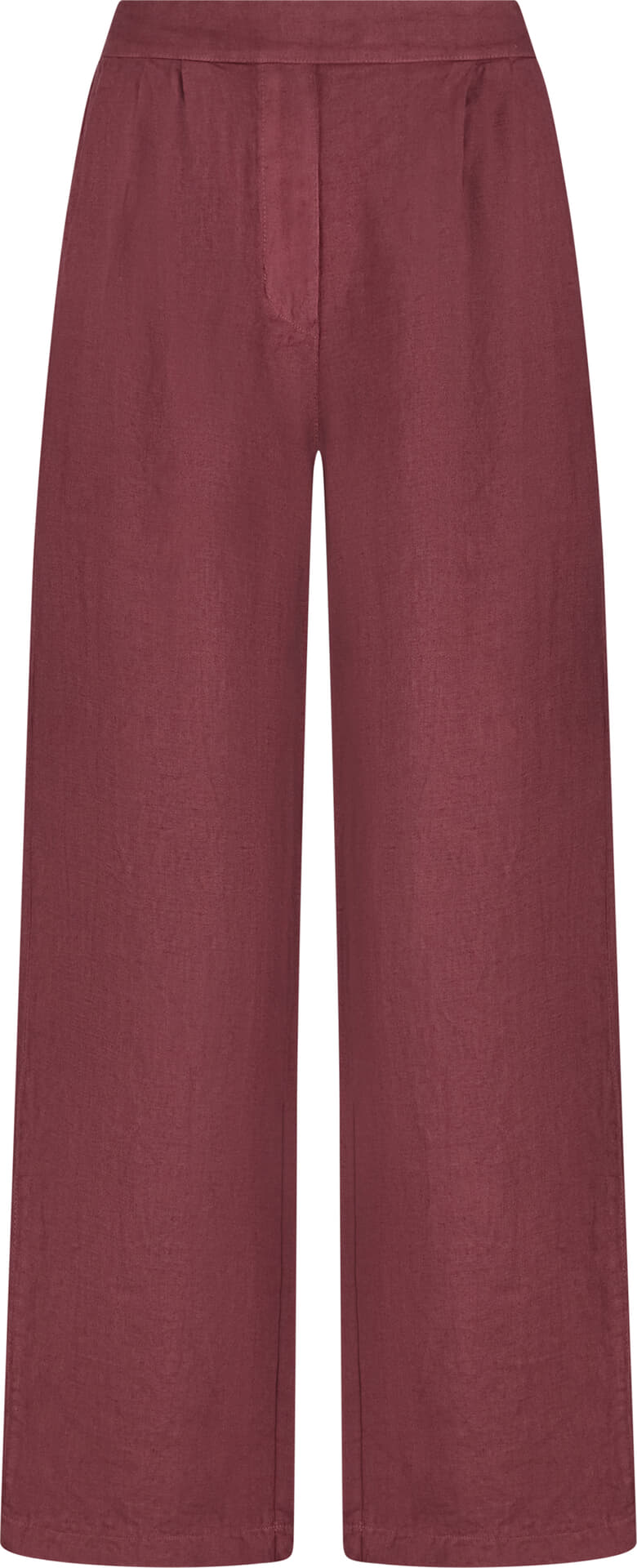 In Shape Broek Liva Solid  Bordeaux Rood
