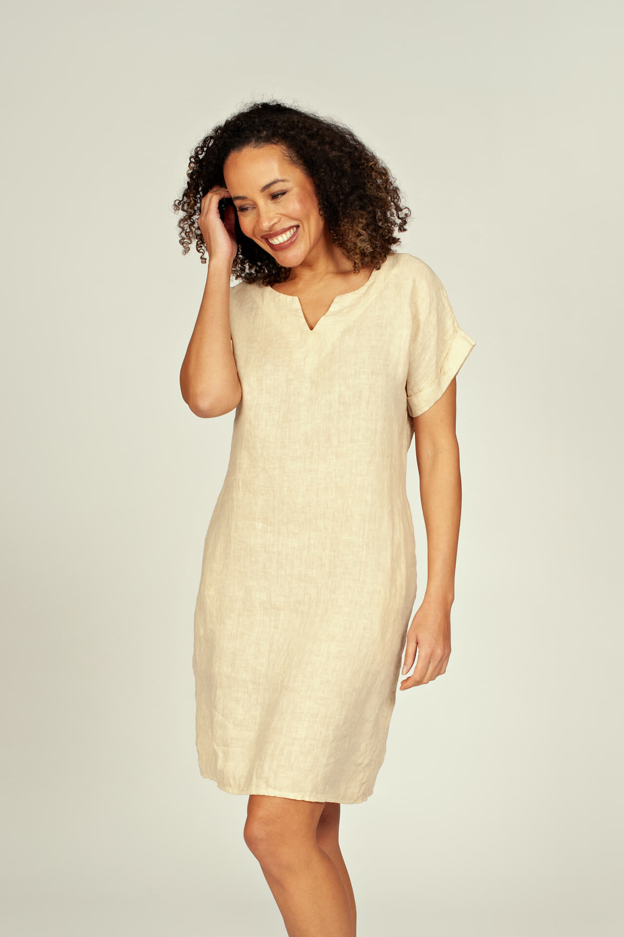 In Shape Jurk Fee  Beige