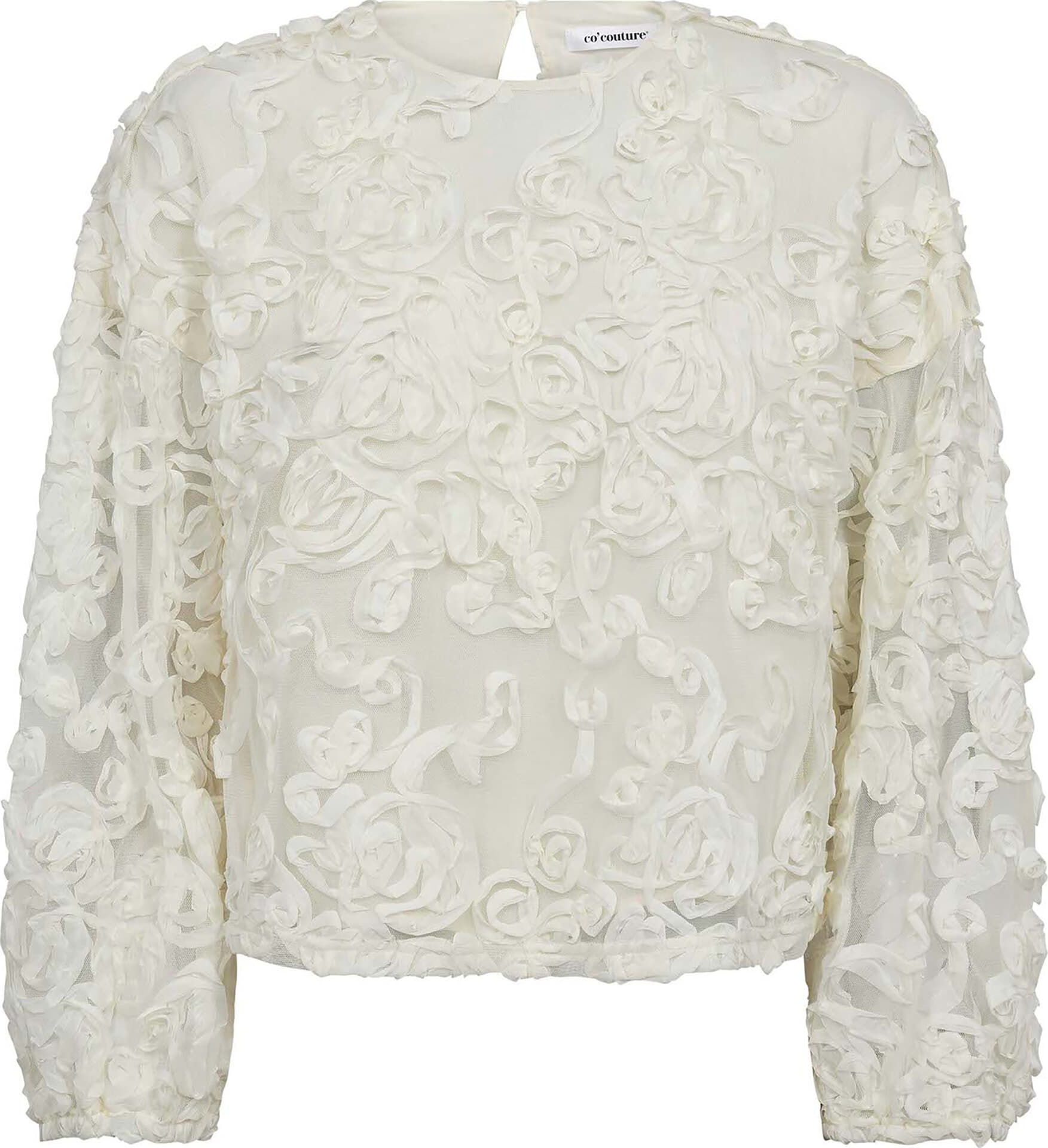 Co'couture Blouse tessie flower Off White
