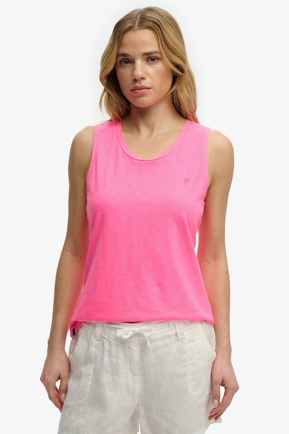Superdry & Co Tanktop Scoop Neck Roze