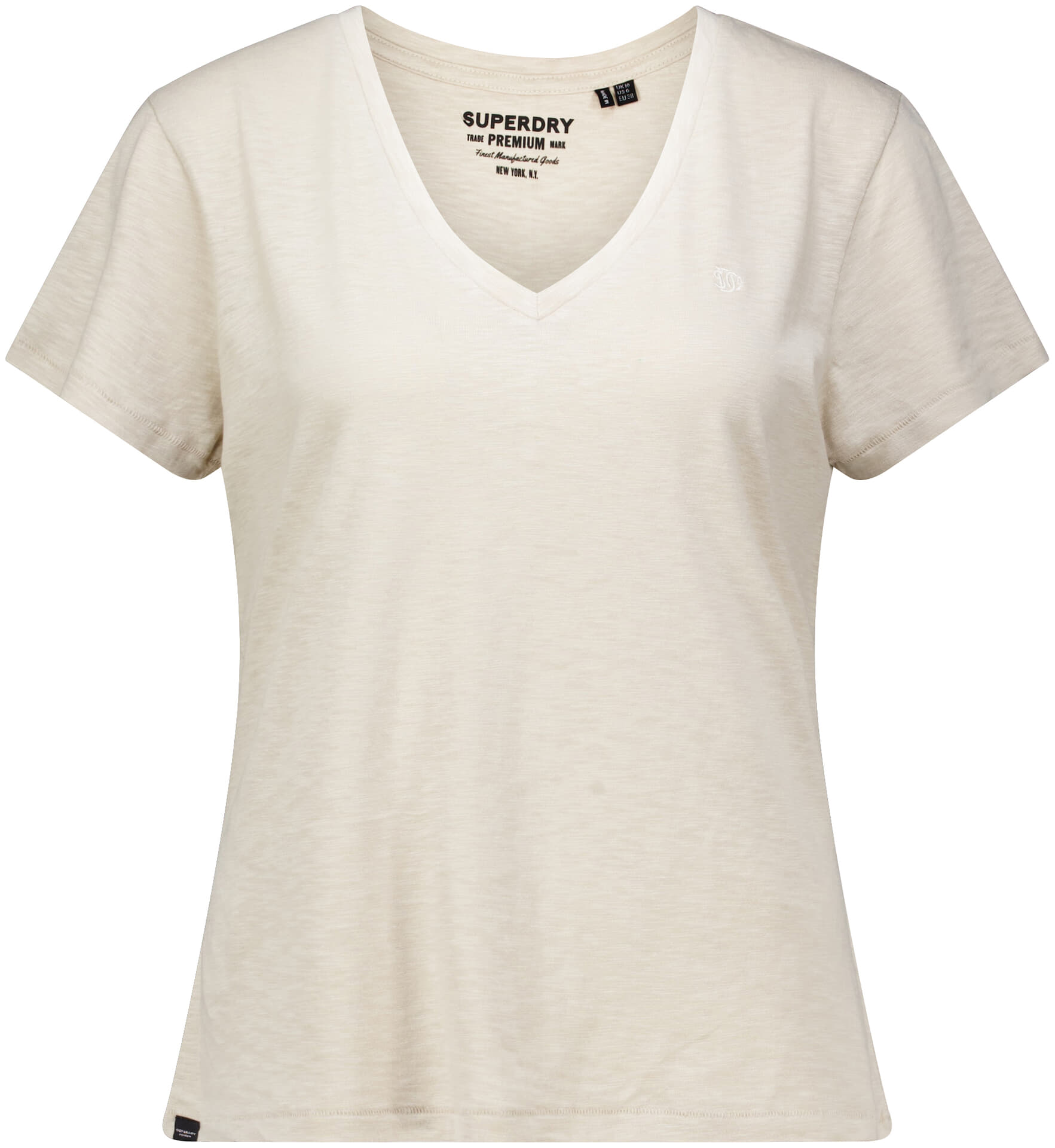 Superdry T-shirt Slub Beige