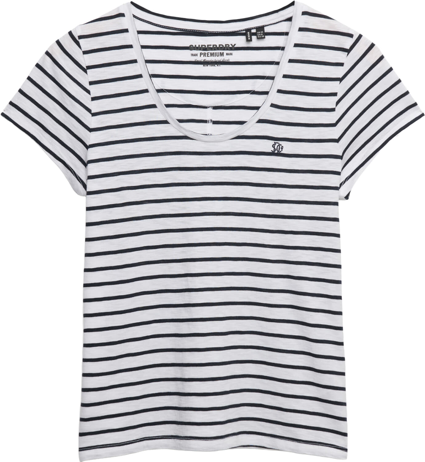 Superdry T-shirt Studio Scoop Blauw