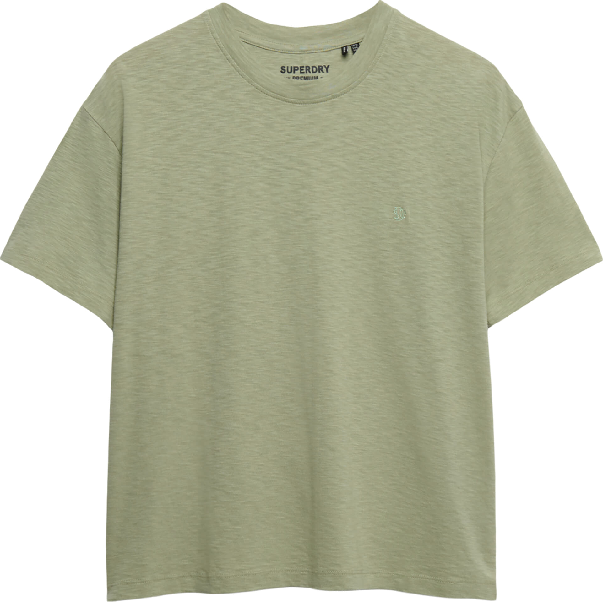 Superdry T-shirt Crew Groen