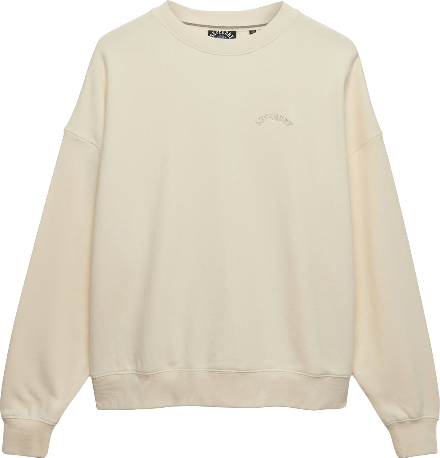 Superdry Sweater Essential Logo Crew Off White