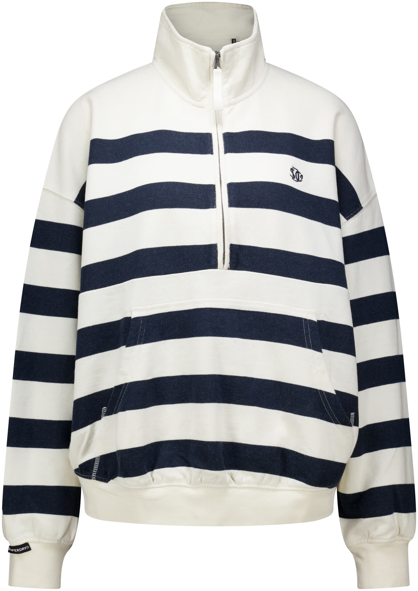Superdry & Co Sweater Studios Stripe Blauw