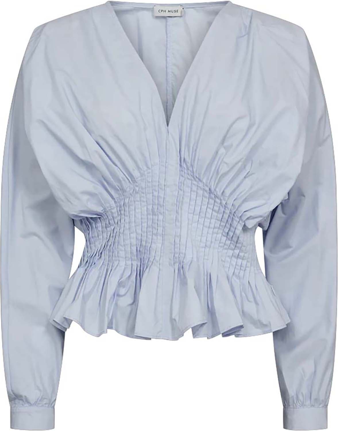 Copenhagen Muse poplin blouse Blauw