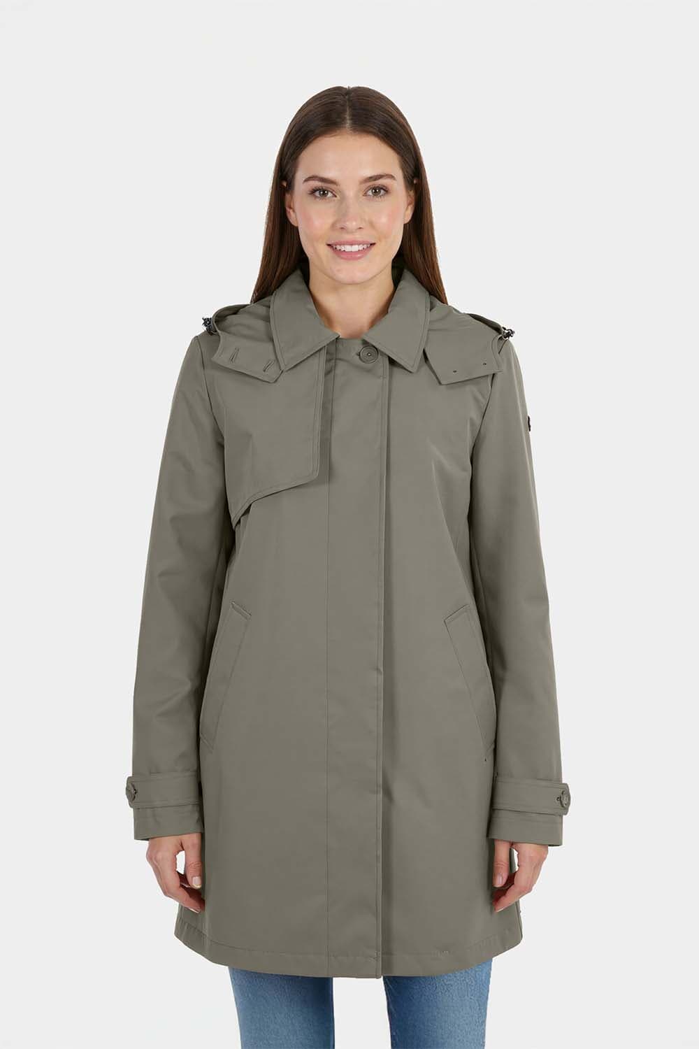 Covered Softshell Jas Thamara Groen