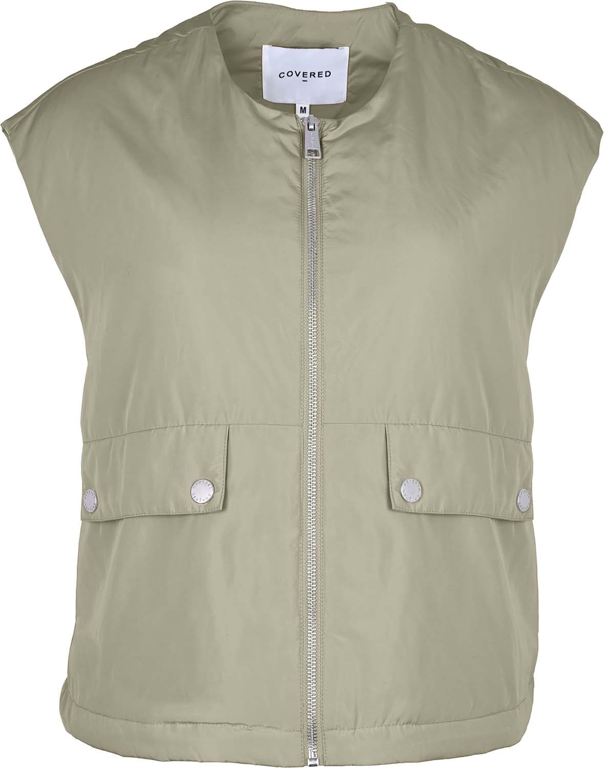 Covered Bodywarmer Yaren Groen
