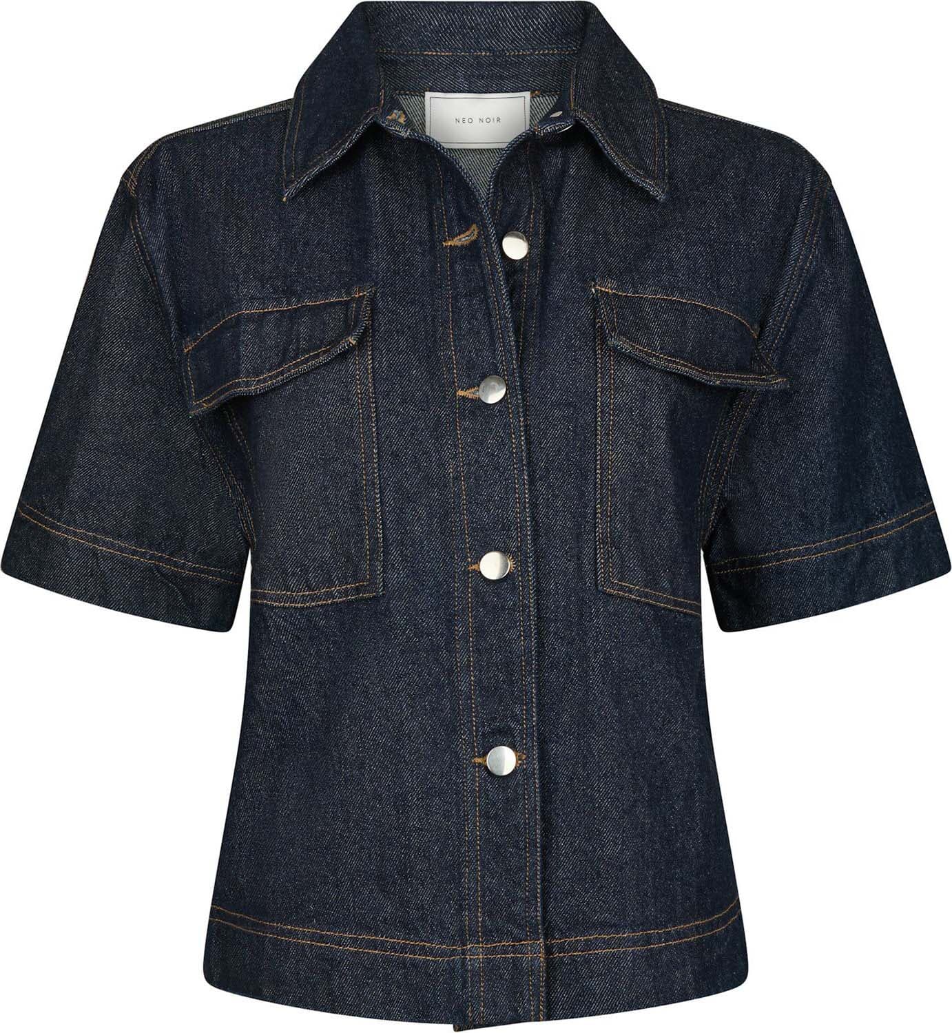 Neo Noir Blouse Tiki Denim Blauw