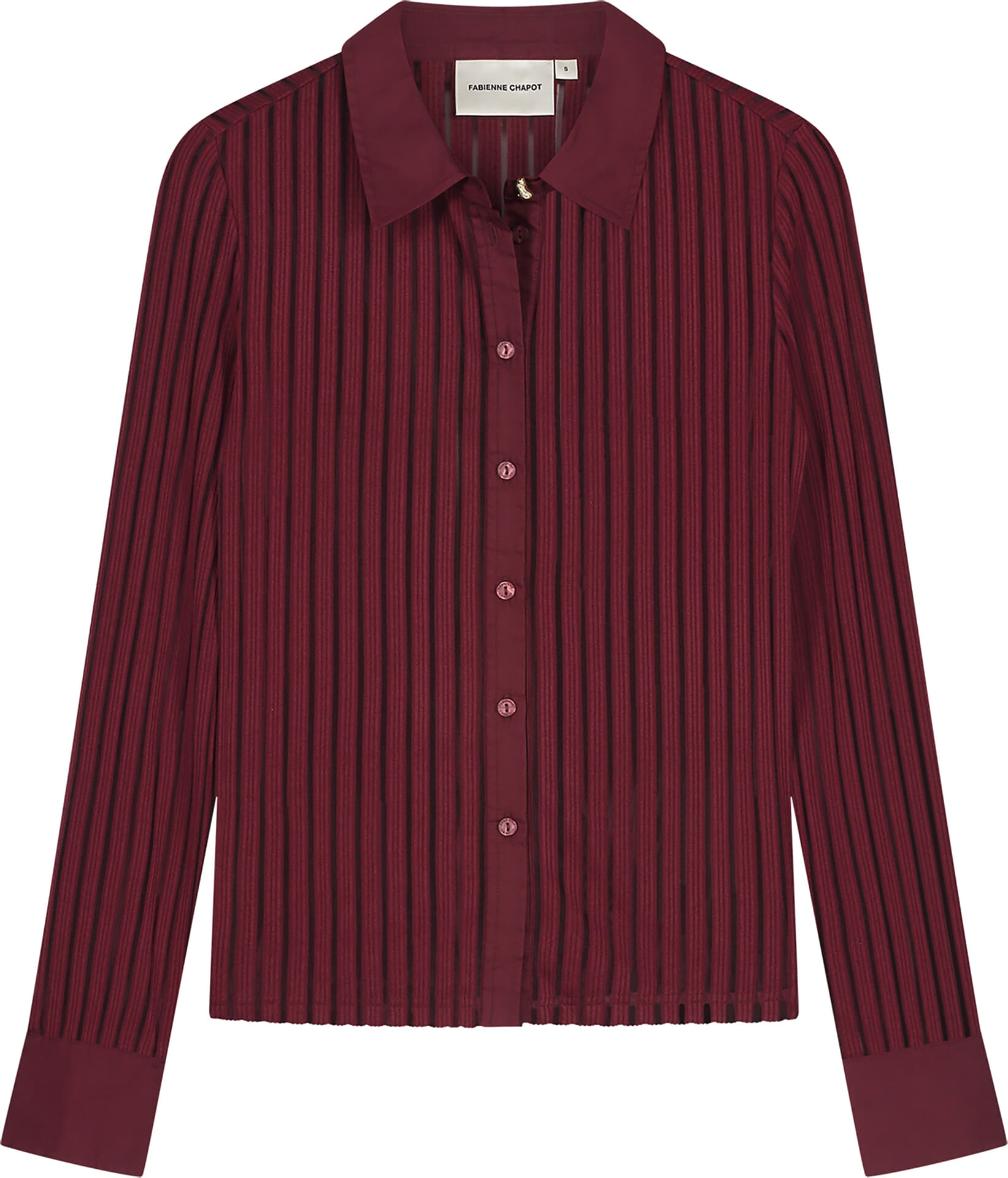 Fabienne Chapot Blouse Georgia  Bordeaux Rood