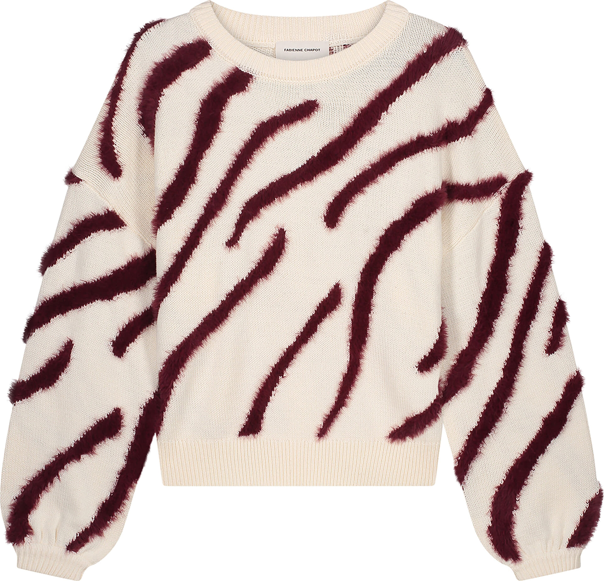 Fabienne Chapot Pullover Zebra  Wit