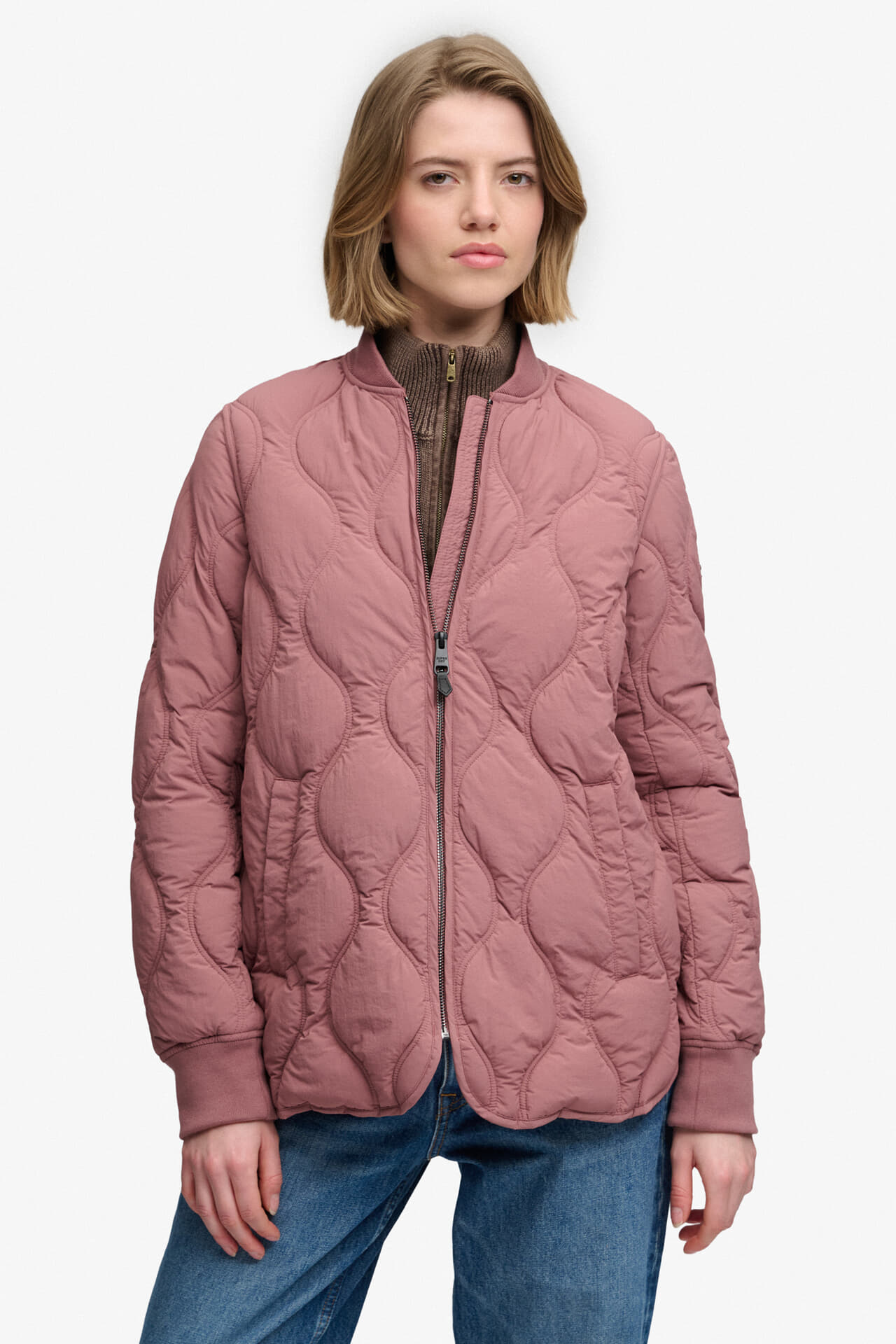 Superdry & Co Jas Short Onion Bordeaux Rood