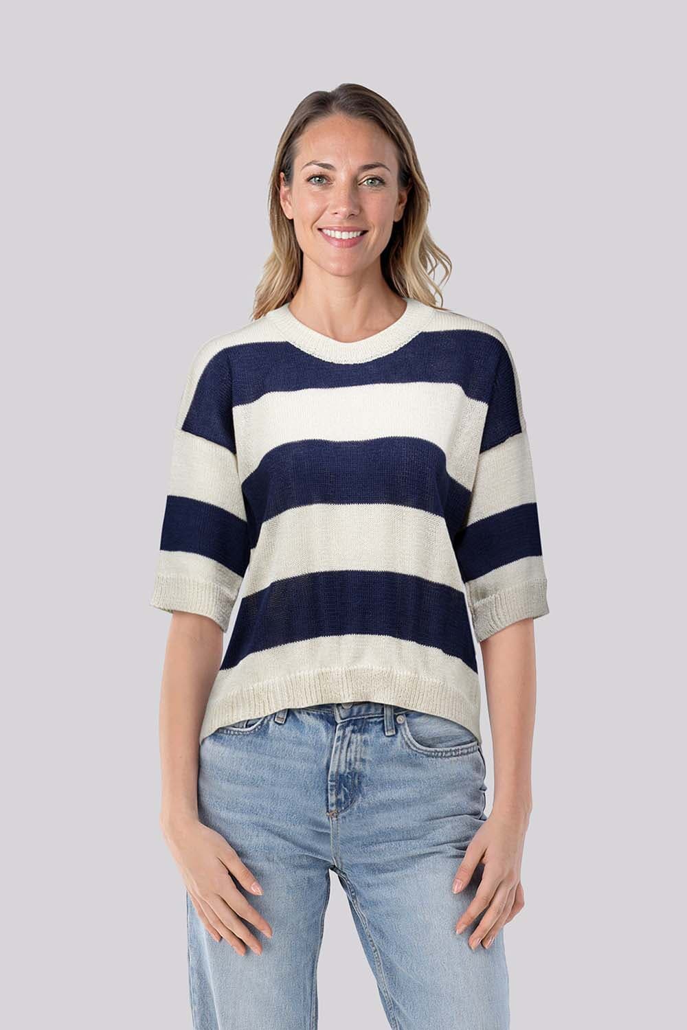 In Shape Trui Gina  Blauw