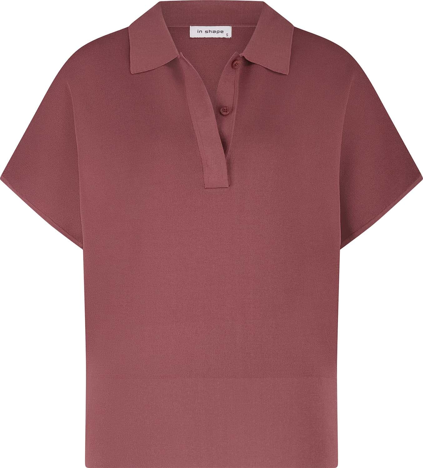 In Shape Polo Oana Bordeaux Rood