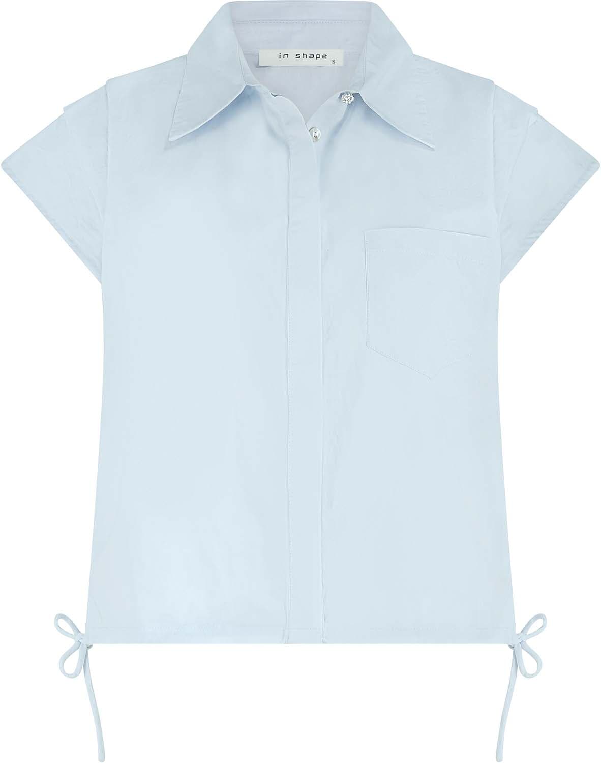 In Shape Blouse Kito  Blauw