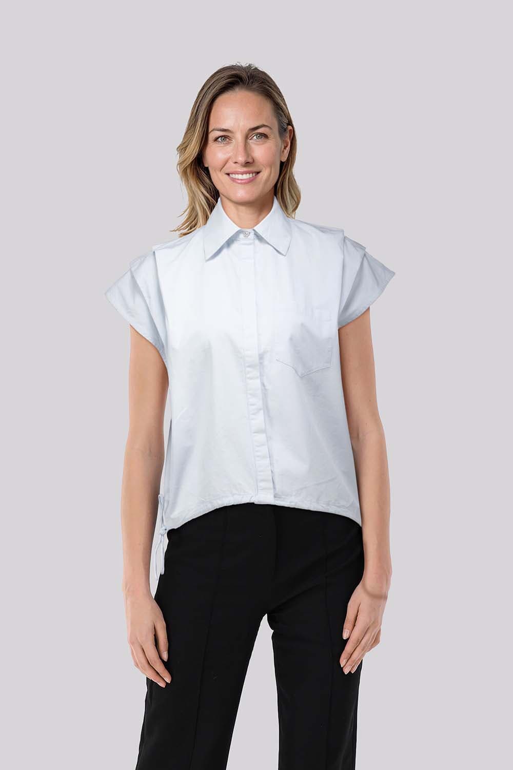 In Shape Blouse Kito  Blauw