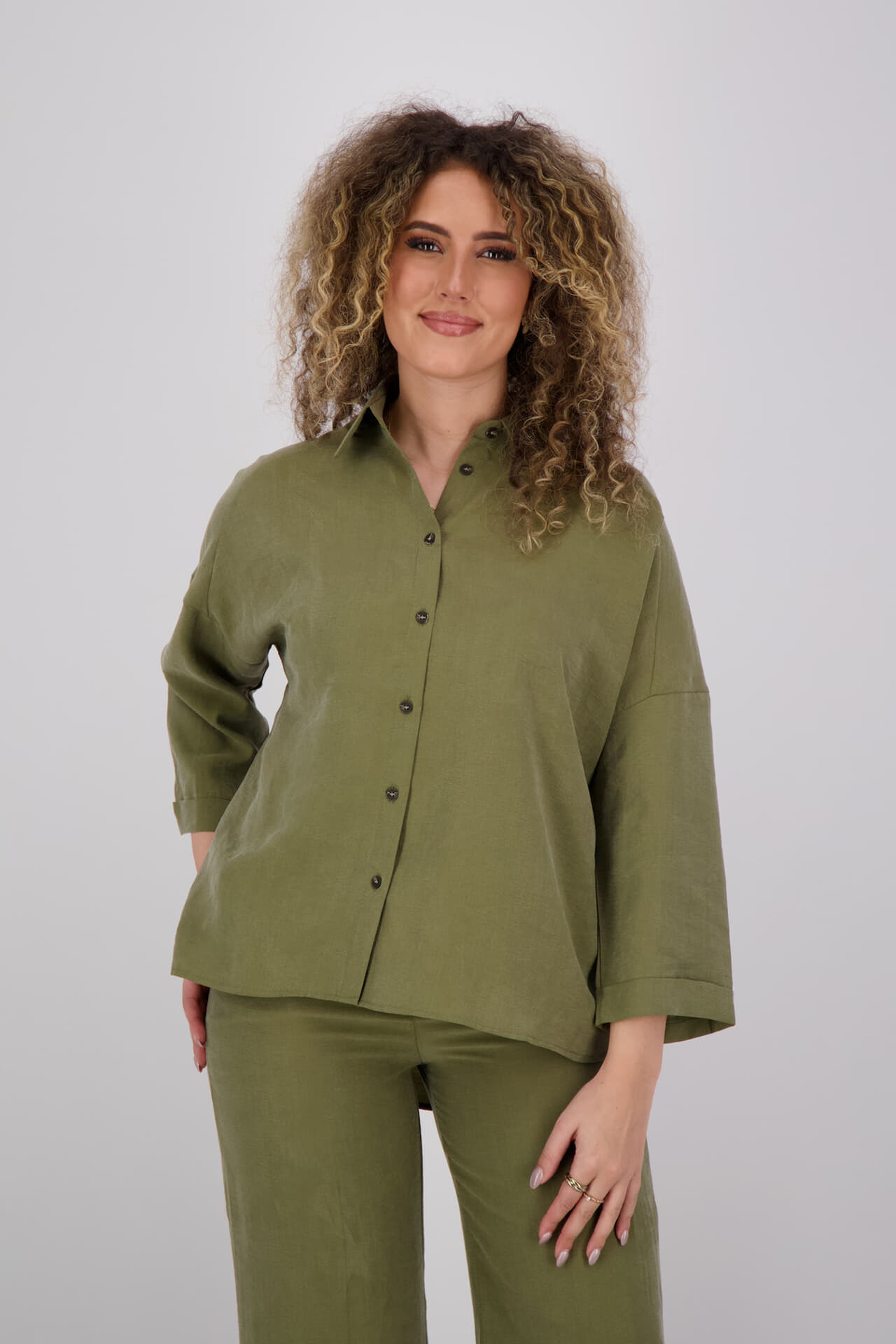 In Shape Blouse Caro  Army