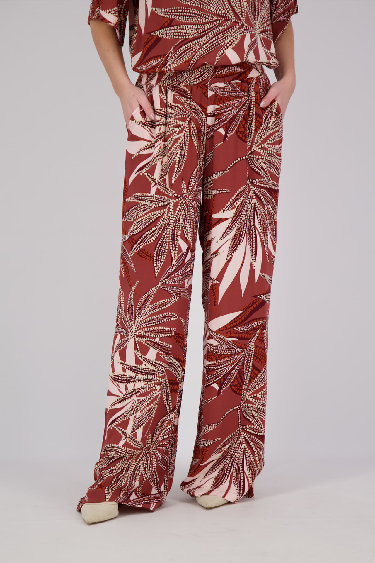 In Shape Broek Devon  Bordeaux Rood