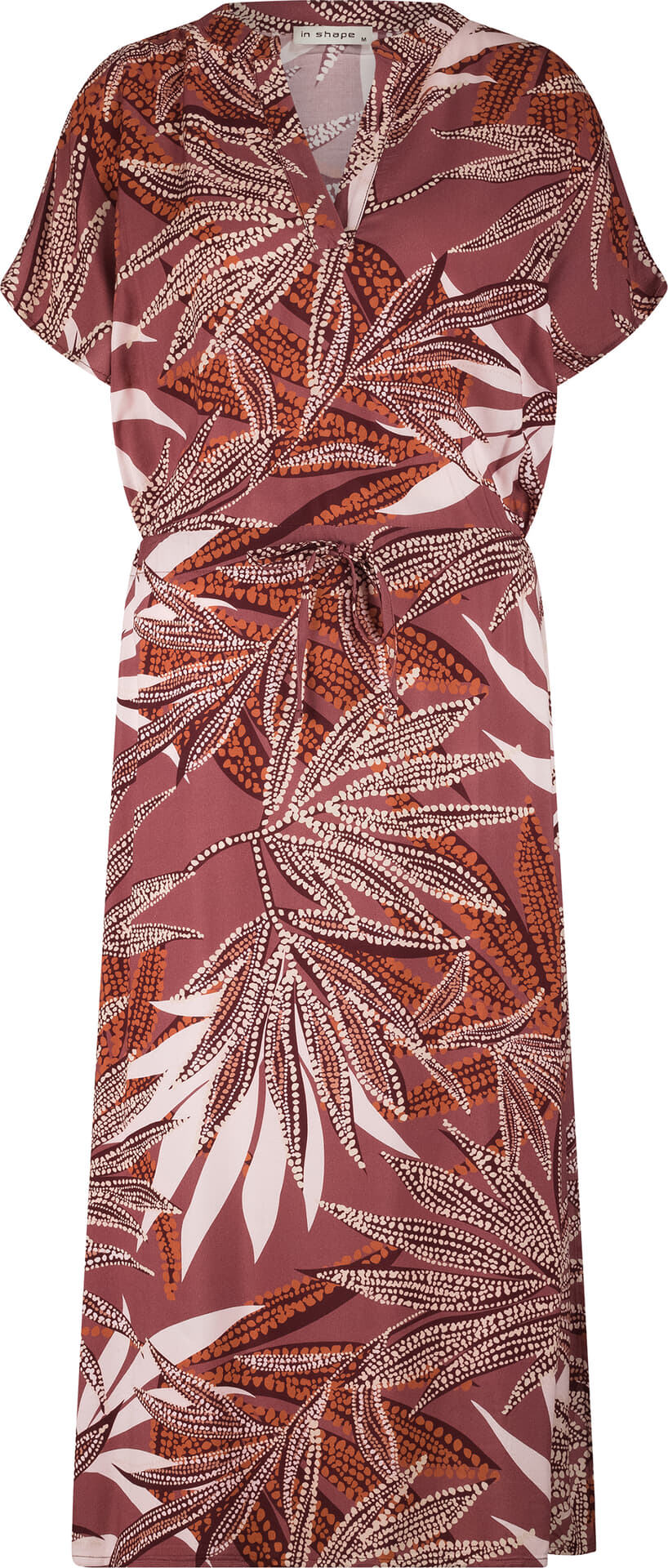In Shape dione jurk Bordeaux Rood
