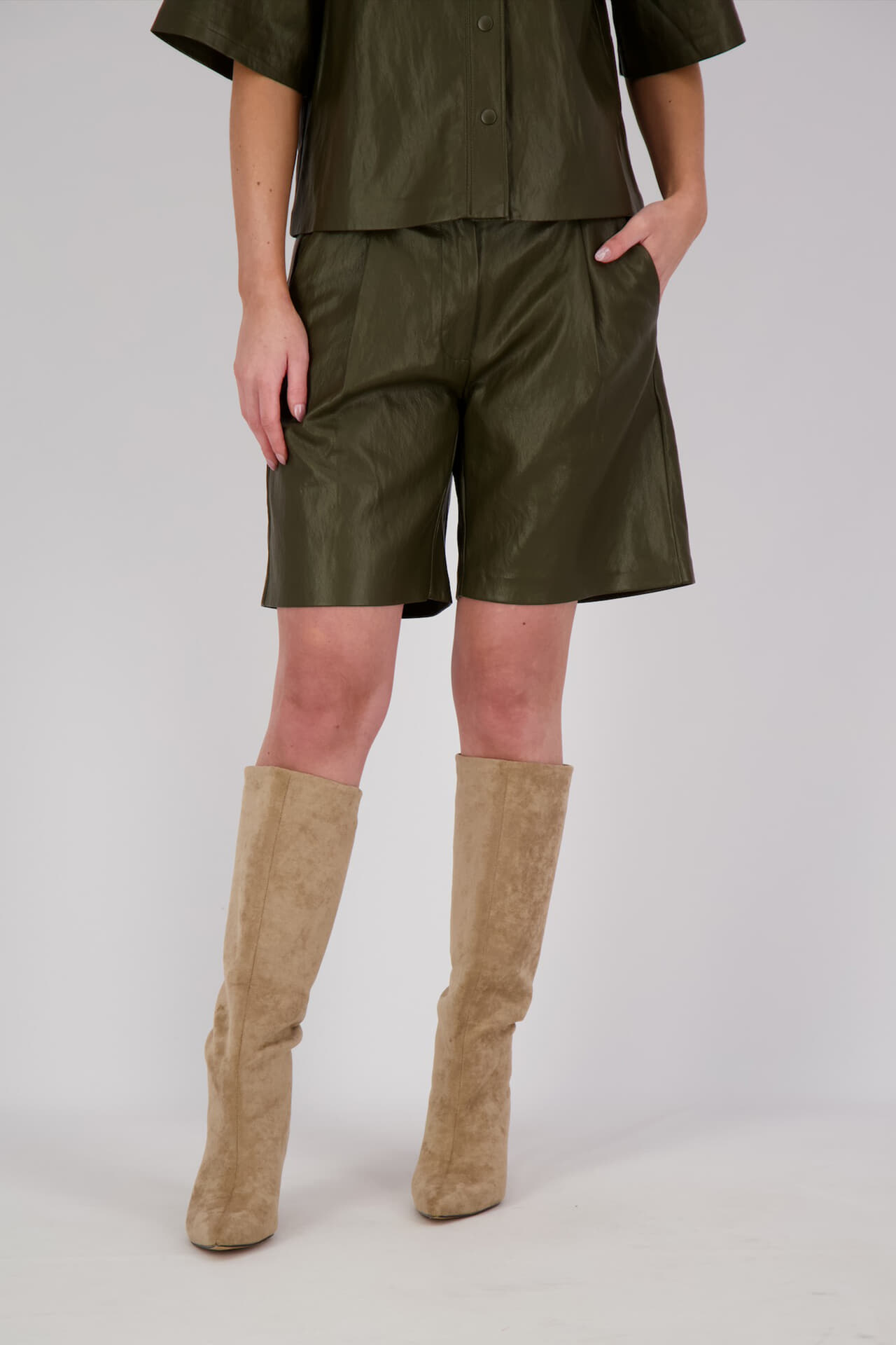 Co'couture Short Gitt Groen