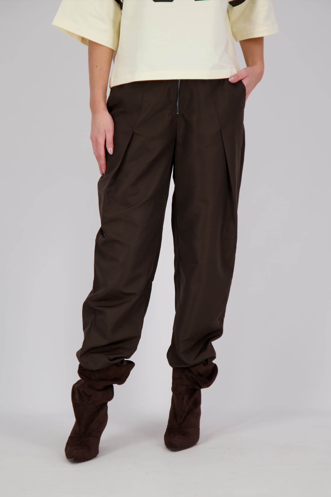 Co'couture Broek Trice Bruin