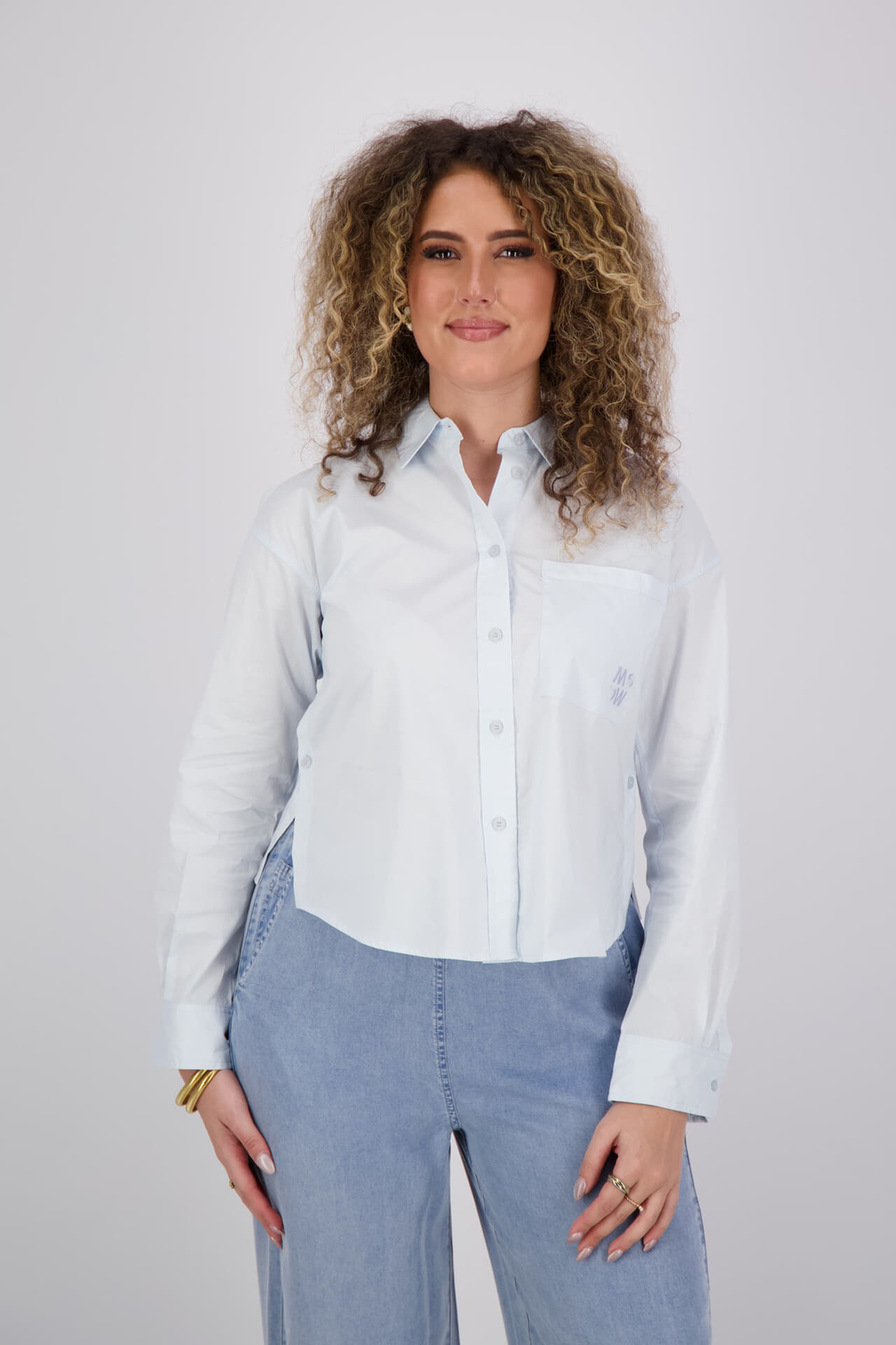 Moscow Blouse Julia Hemelsblauw