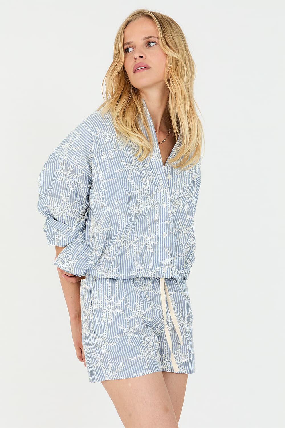 Moscow Blouse Femila Hemelsblauw