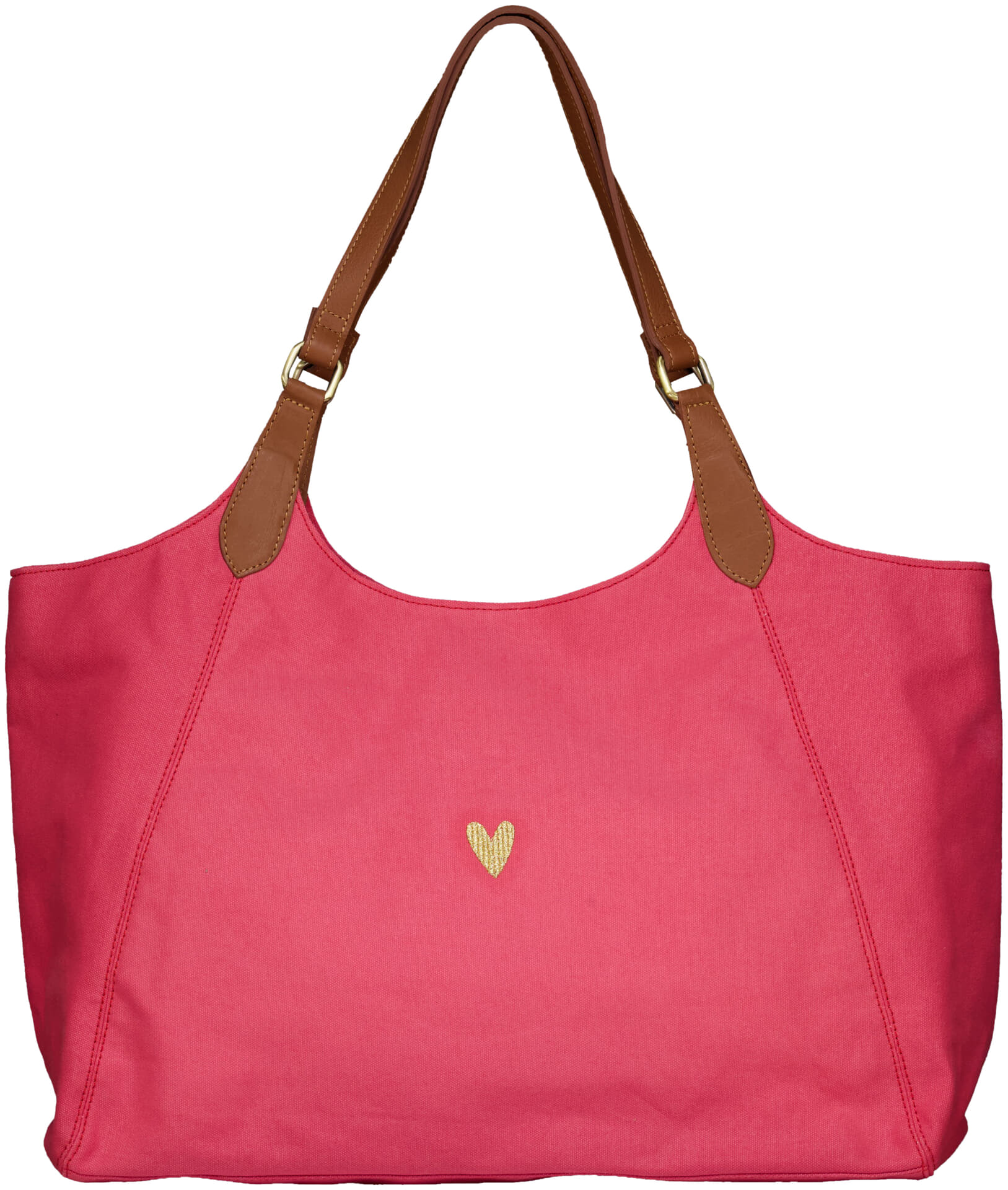 Zusss Tas love tote Fuchsia