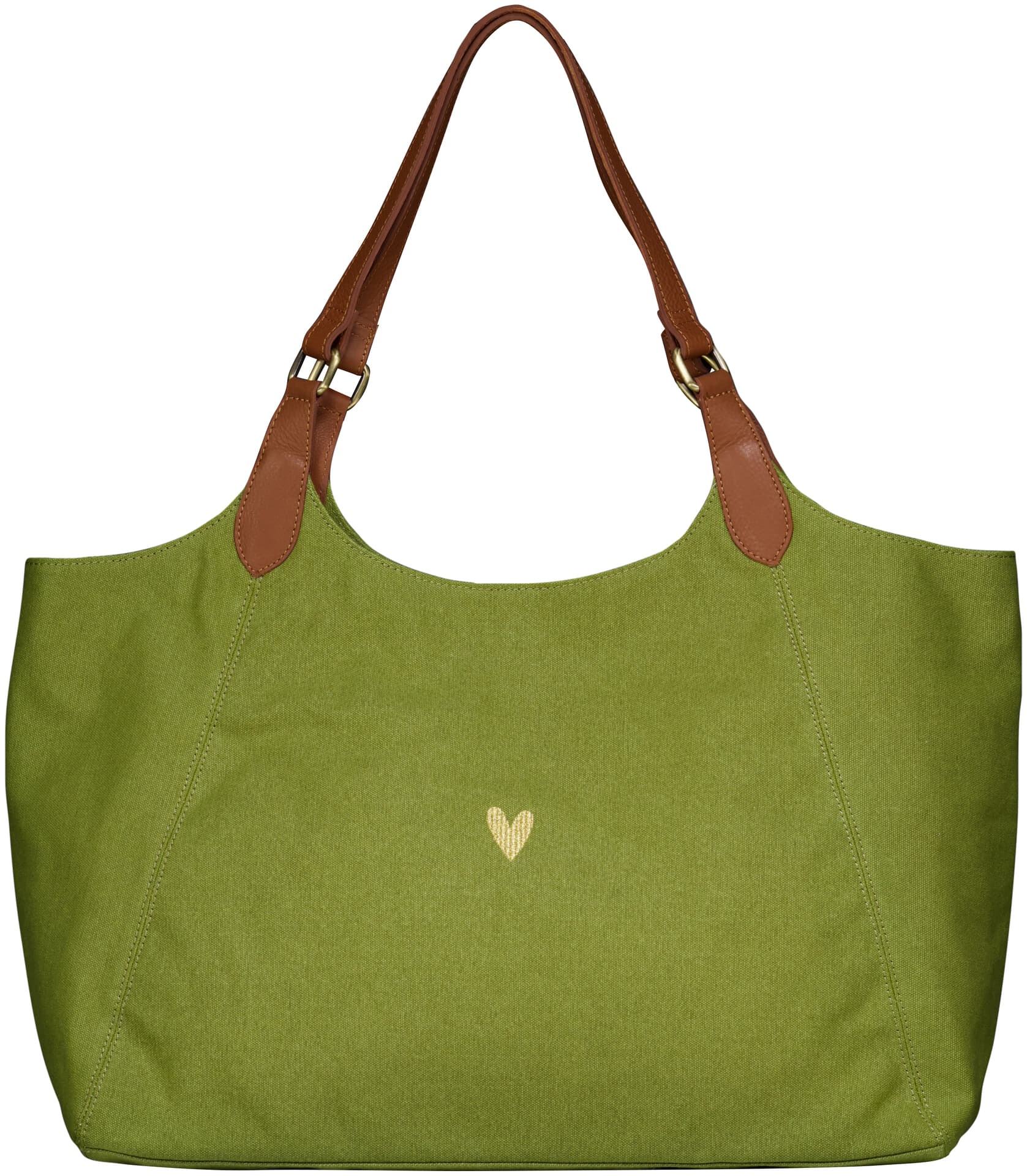 Zusss Tas love tote Groen