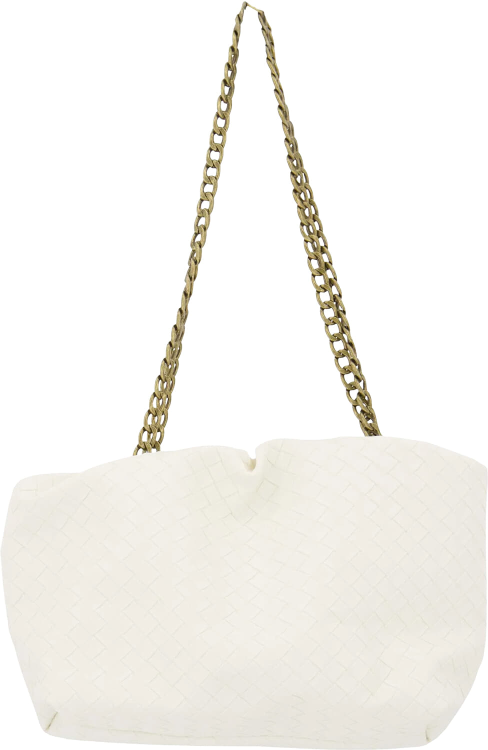 Zusss Tas Gevlochten Off White
