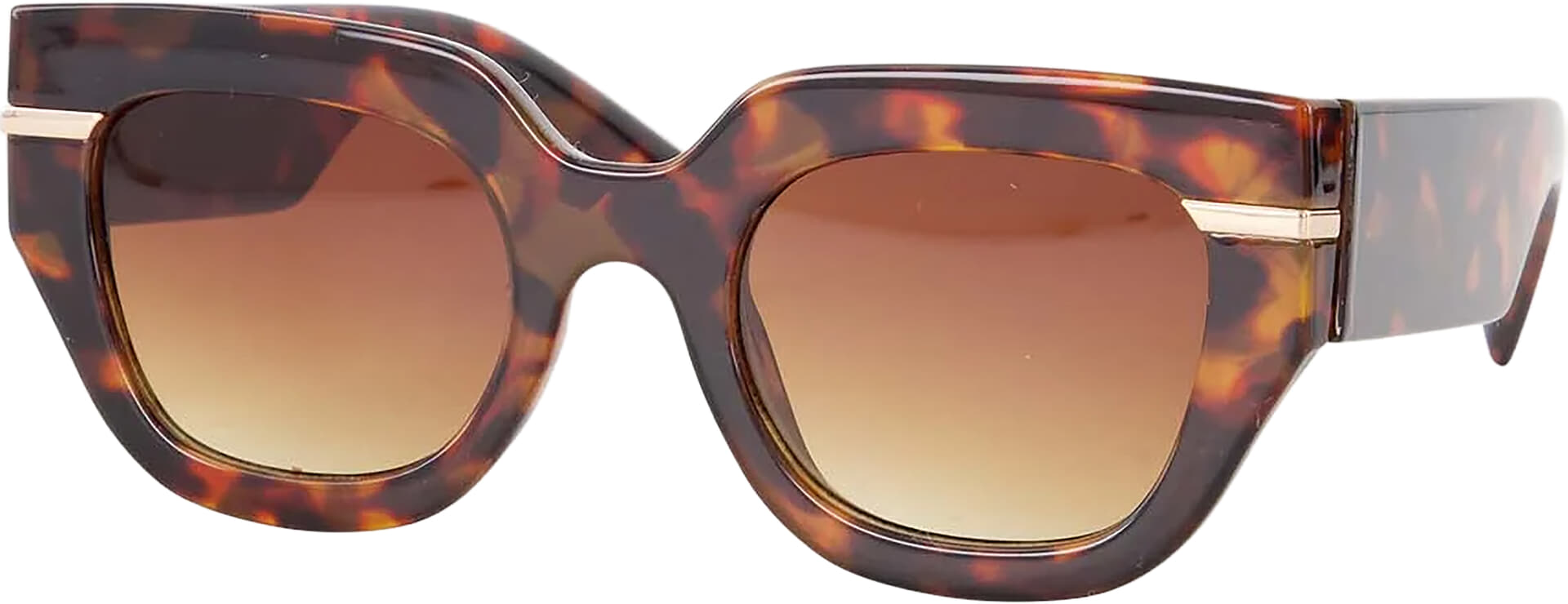 Zusss Zonnebril gevlamd Bruin