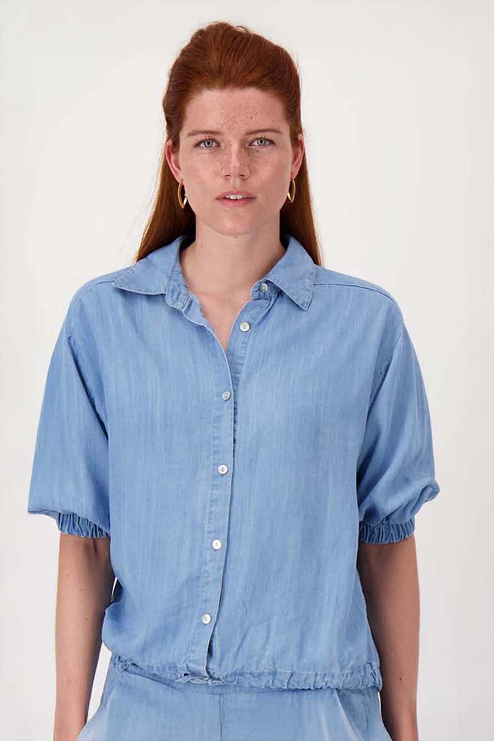 Zusss Blouse Blauw