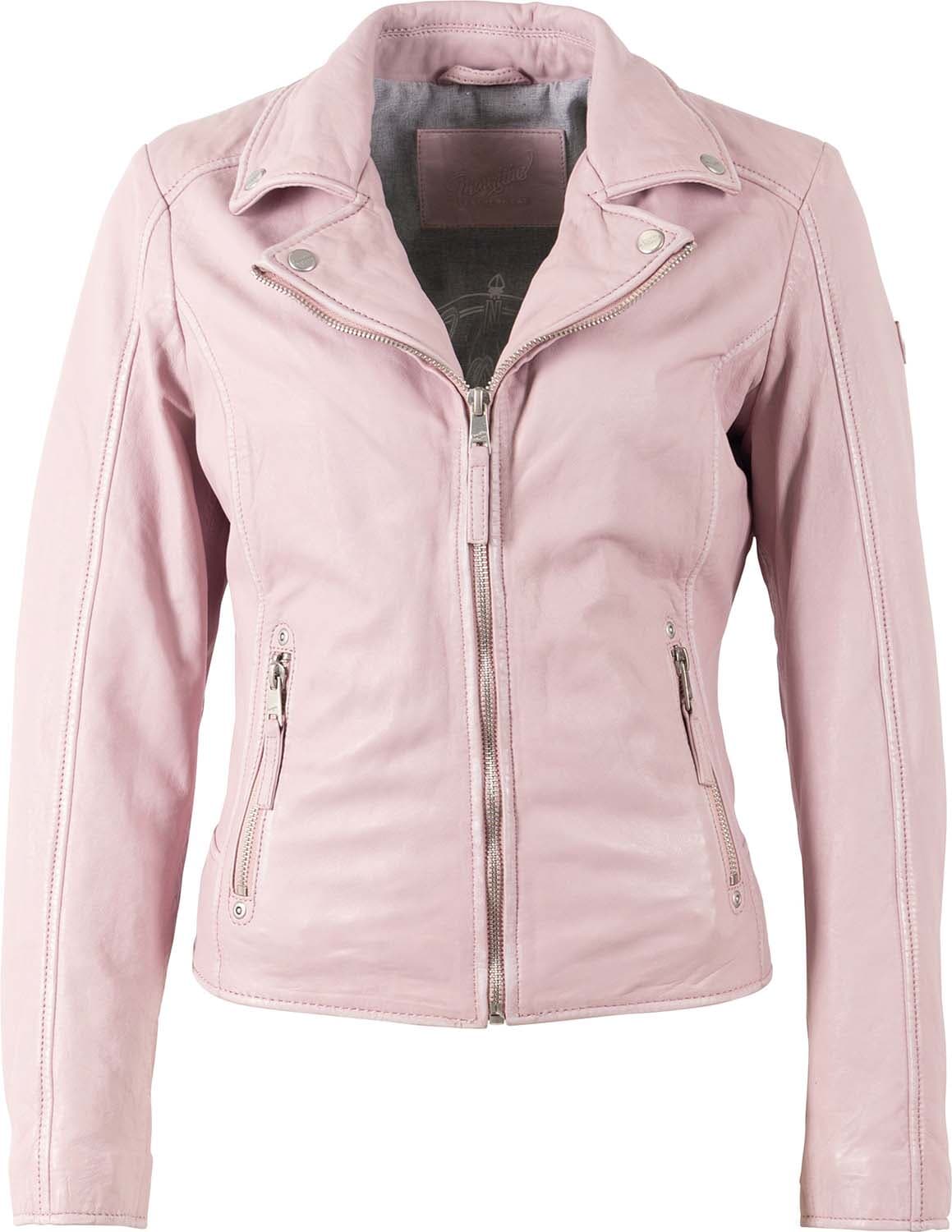 Mauritius Leren jas Bajah Roze