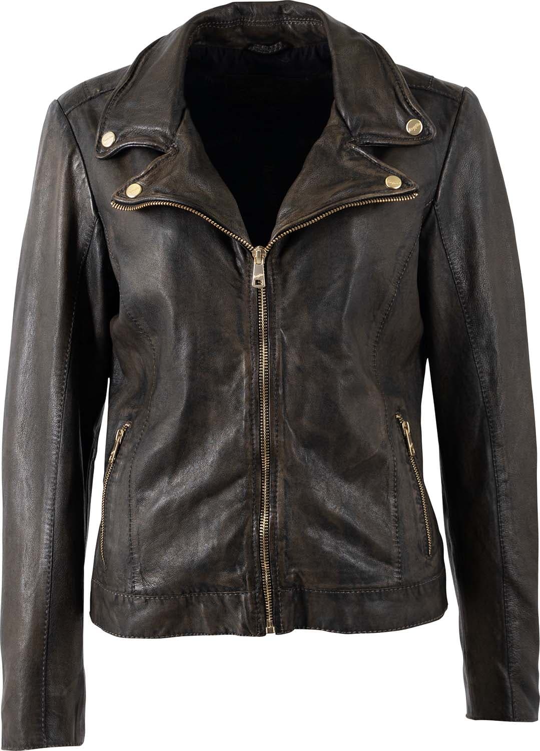 Mauritius Leren jas Zwart