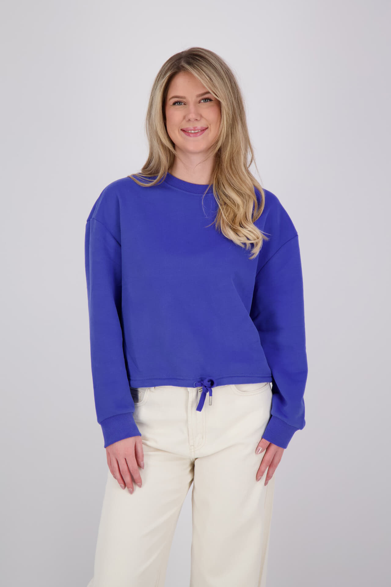 Anna Blue Sweater Bahar Kobalt Blauw