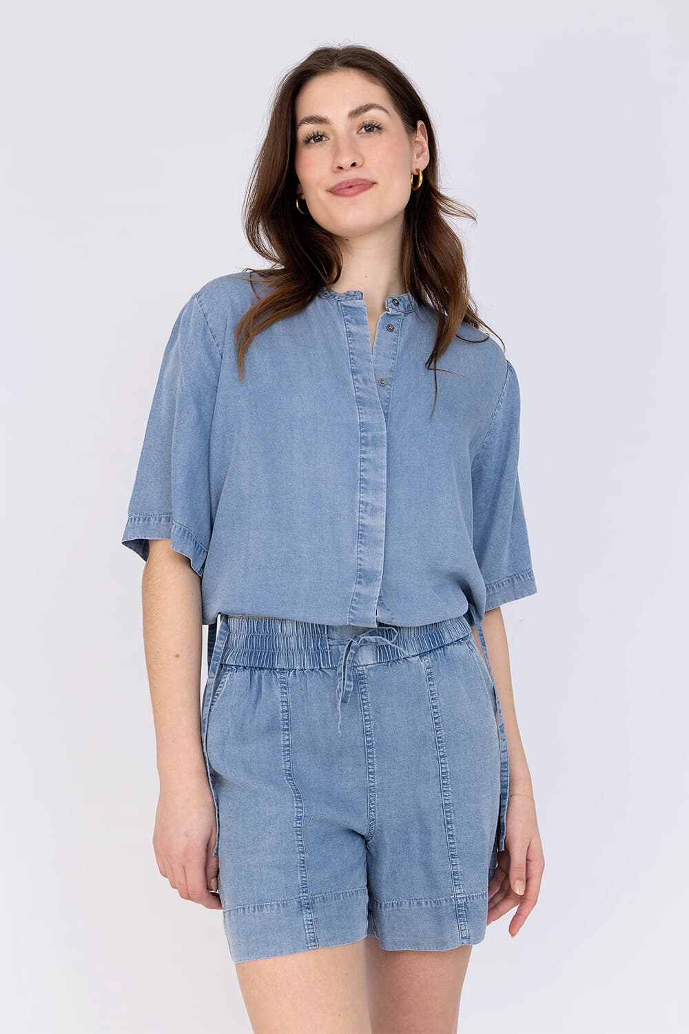 Anna Blue Blouse Daniil Jeans Light