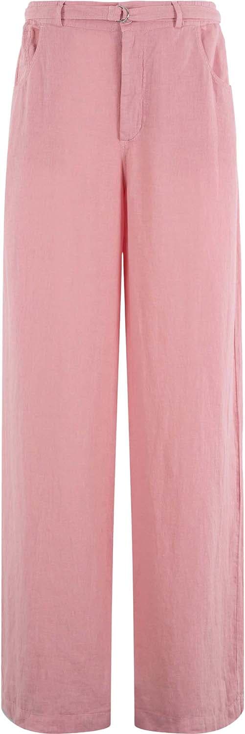 Anna Blue Broek Wide Roze